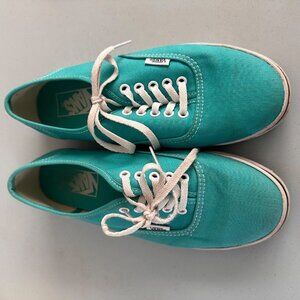 Vans Blue Canvas Sneakers Low-Top Classic